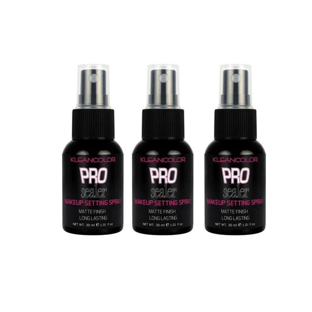 Setting Spray KleanColor Pro Sealer Makeup Setting Spray Matte Finish 3 pcs